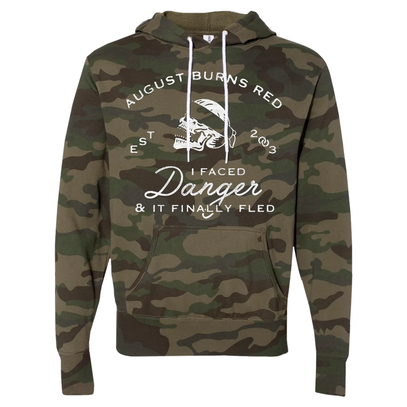 August Burns Red Skull Camo Pullover Hoodie