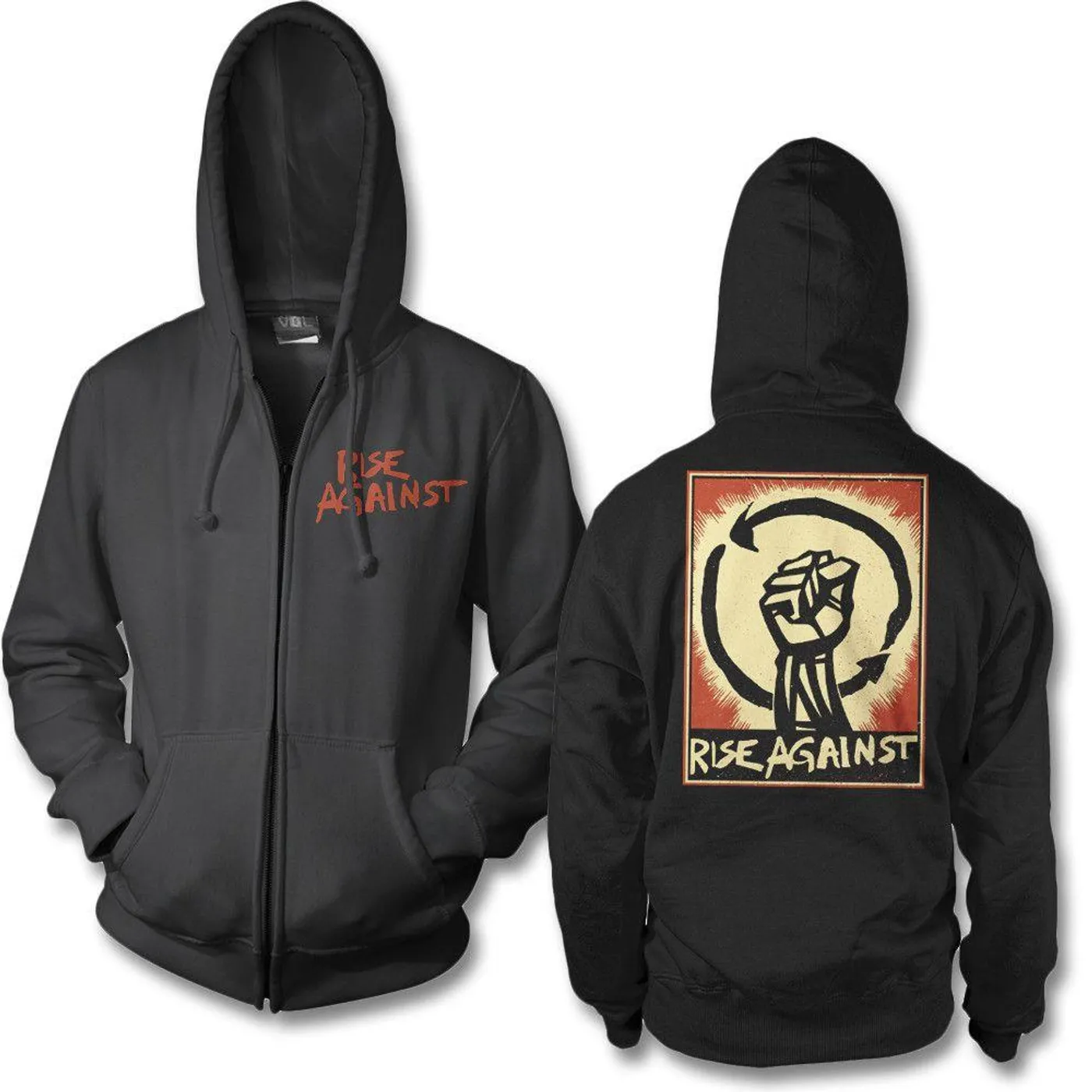 Rise Against Fist Up Zip Hoodie