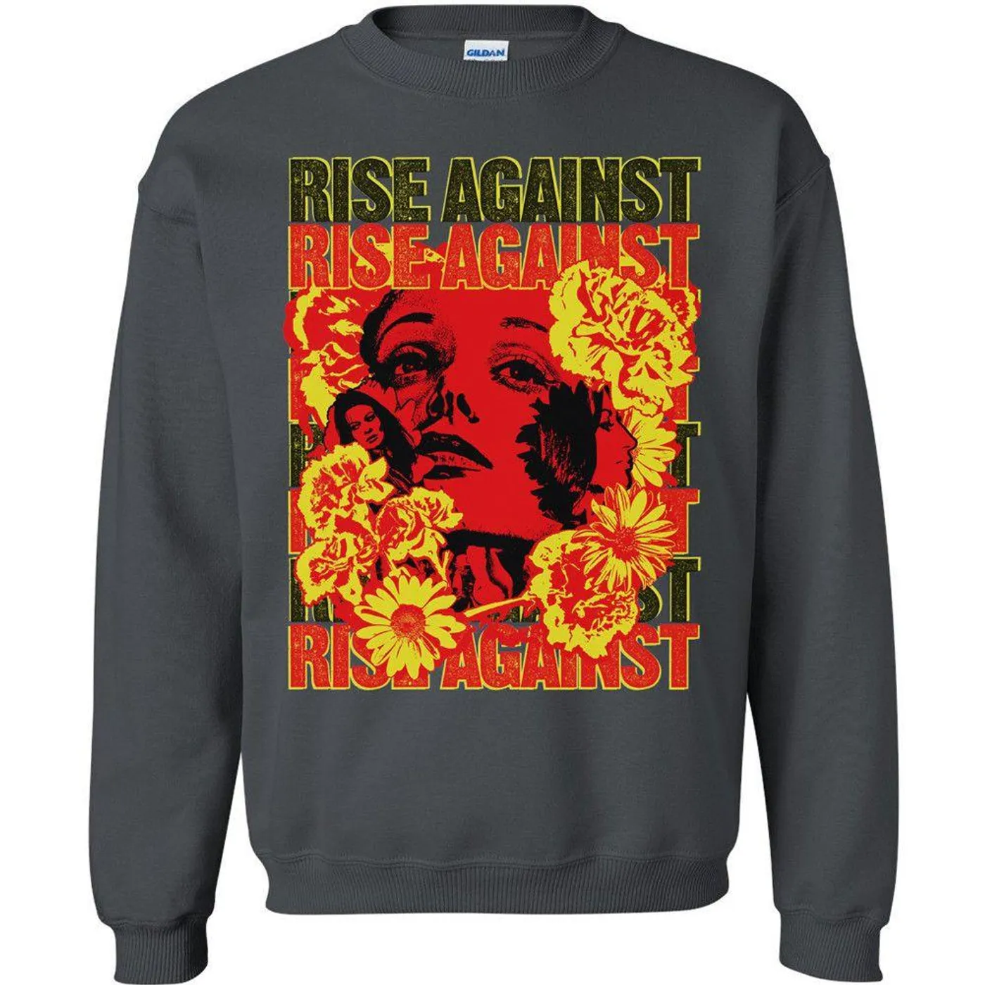 Rise Against Flowers Crewneck Sweatshirt