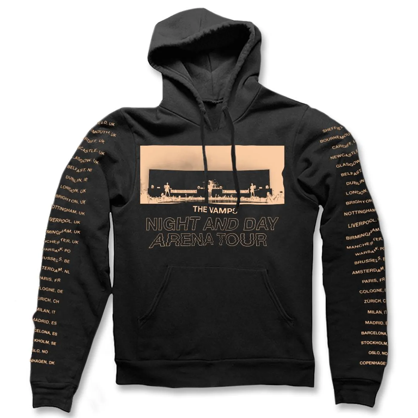 The Vamps Live Tour Pullover Hoodie
