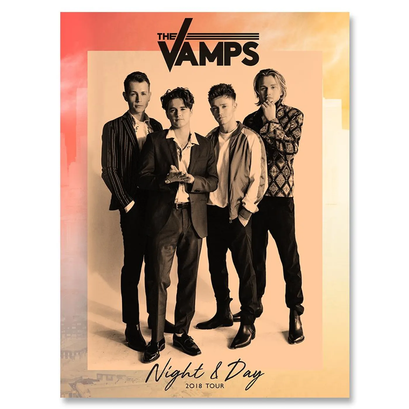 The Vamps Night & Day 2018 Poster