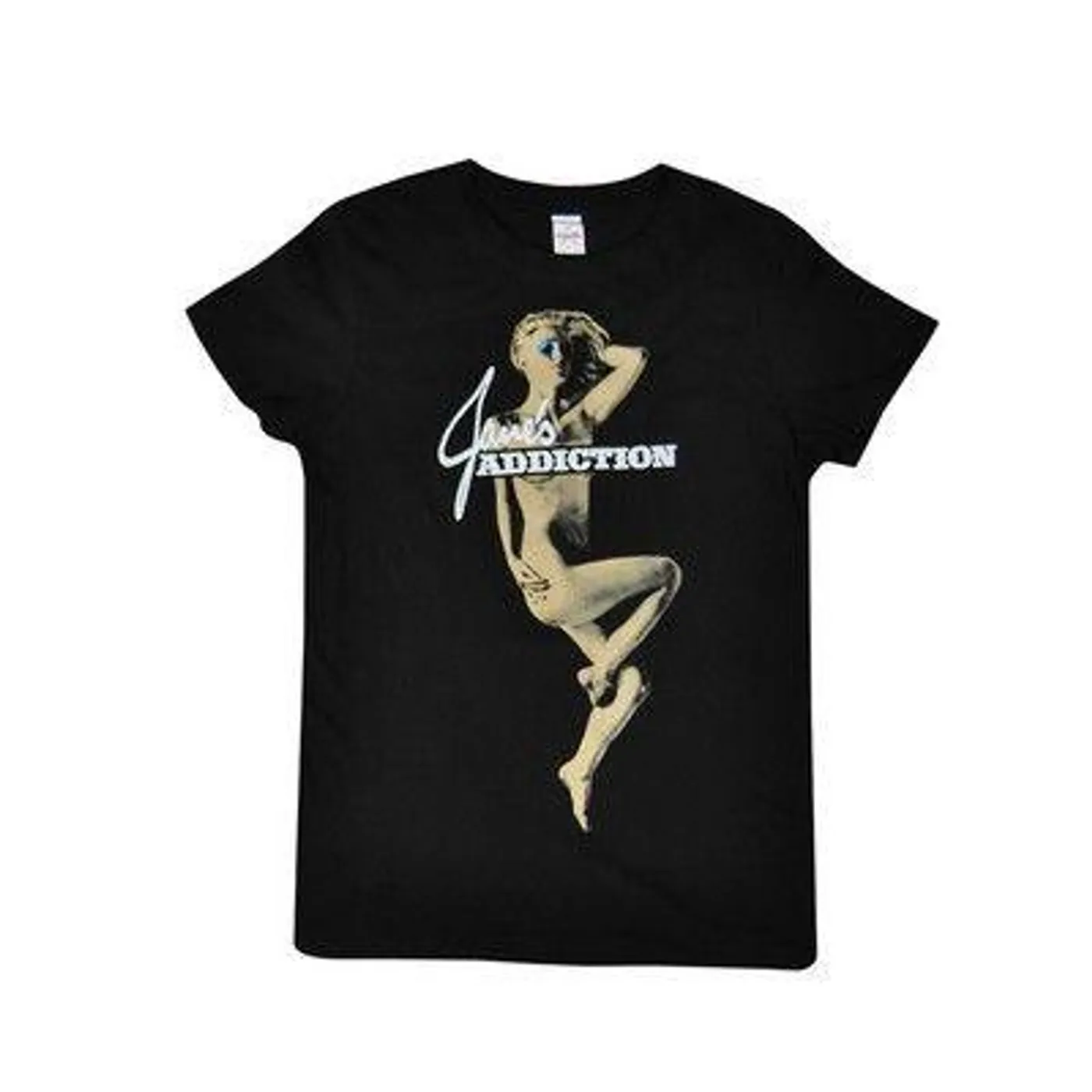 Jane's Addiction Censored Ladies Black T-Shirt