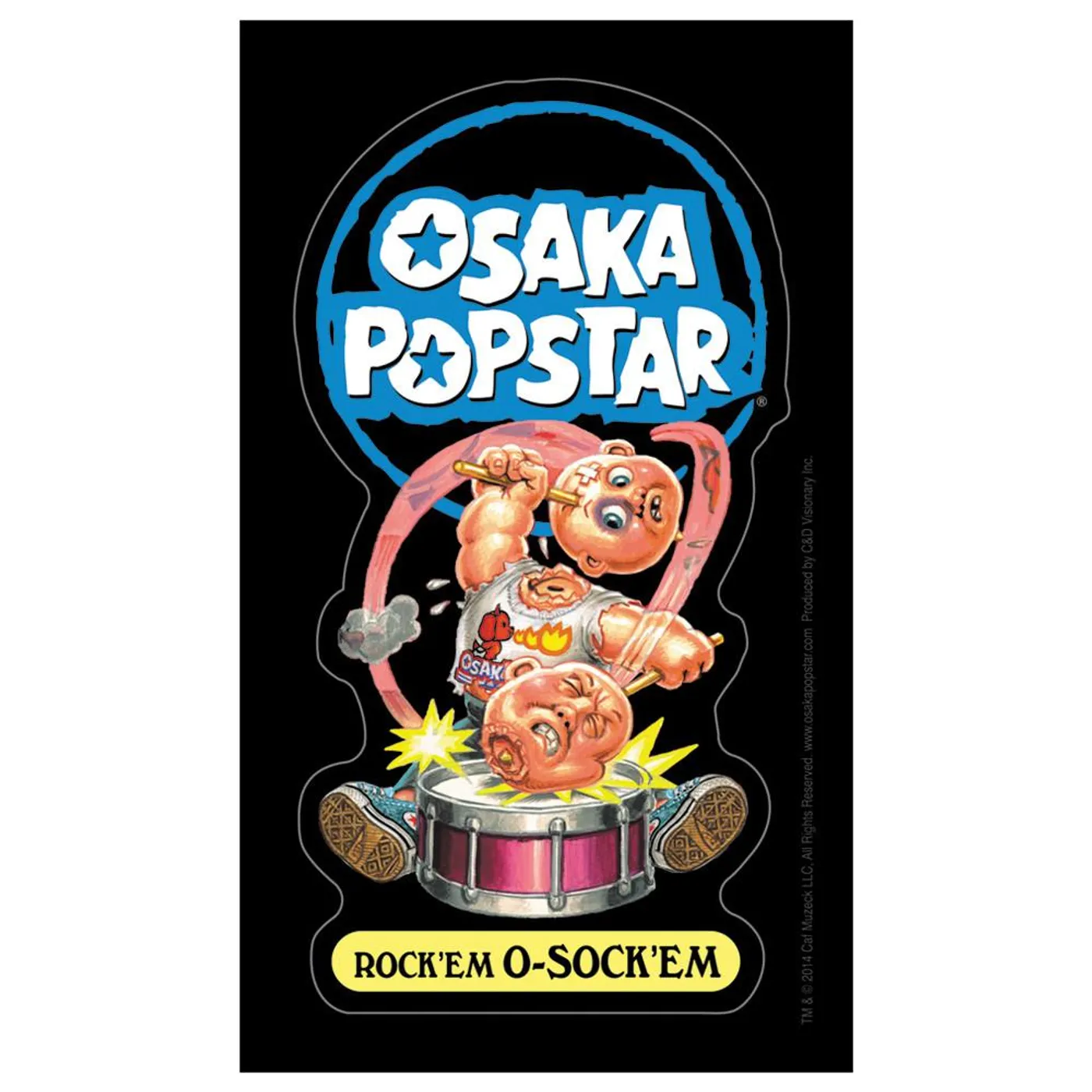 Osaka Popstar Rock'Em O-Sock'em Sticker