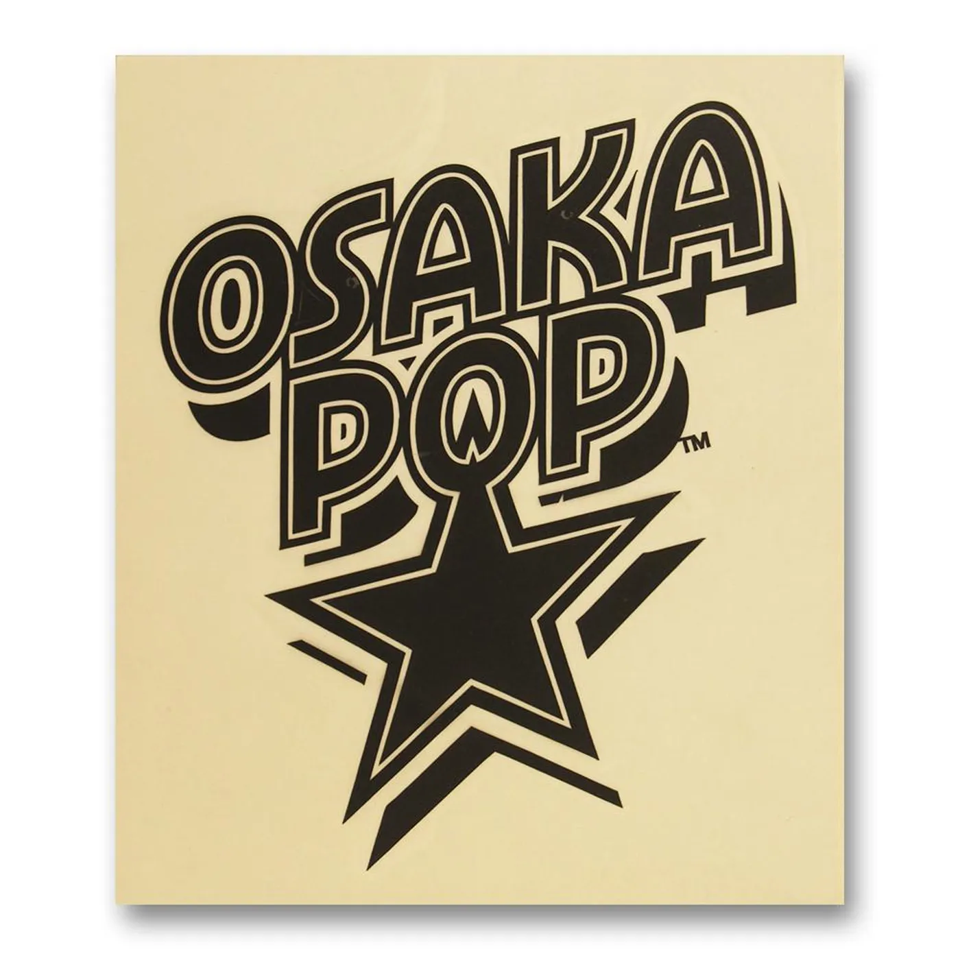 Osaka Popstar Star Logo Rub-On Sticker