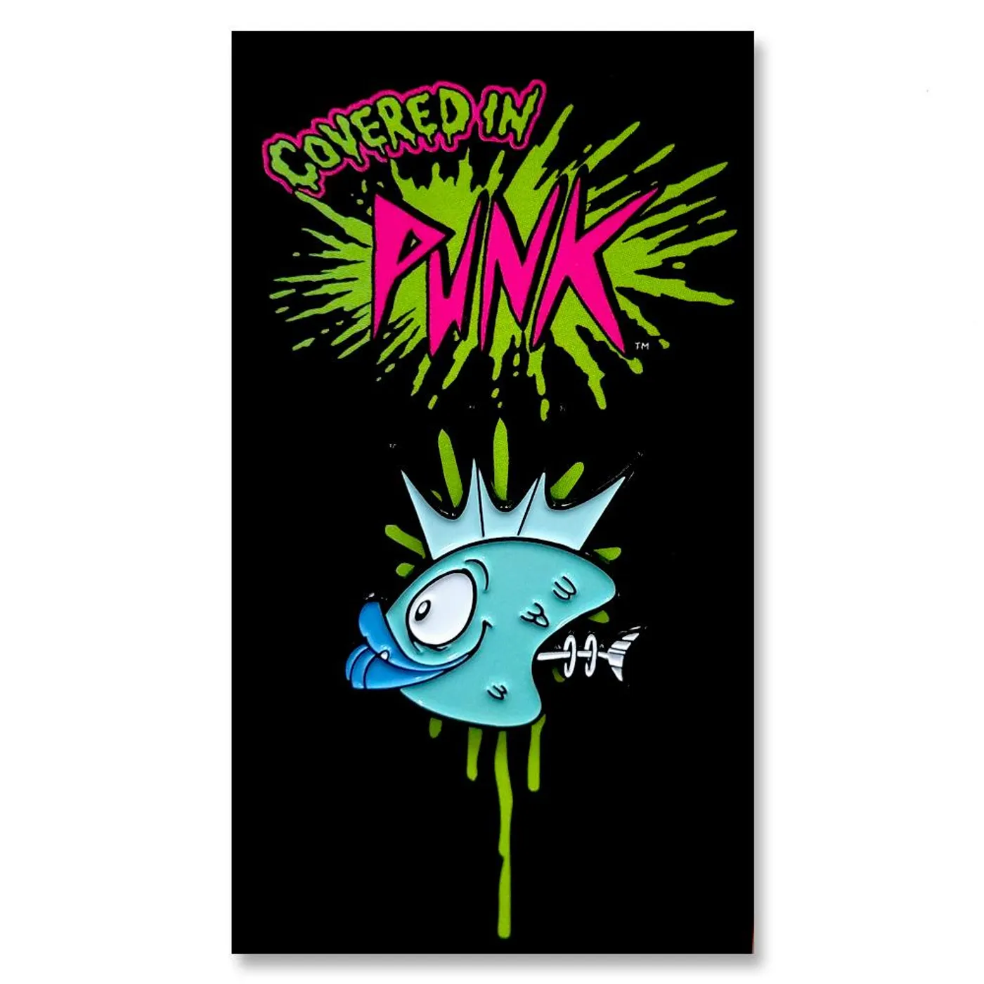 Osaka Popstar BLUE FISH HEADS TOON: ENAMEL PIN