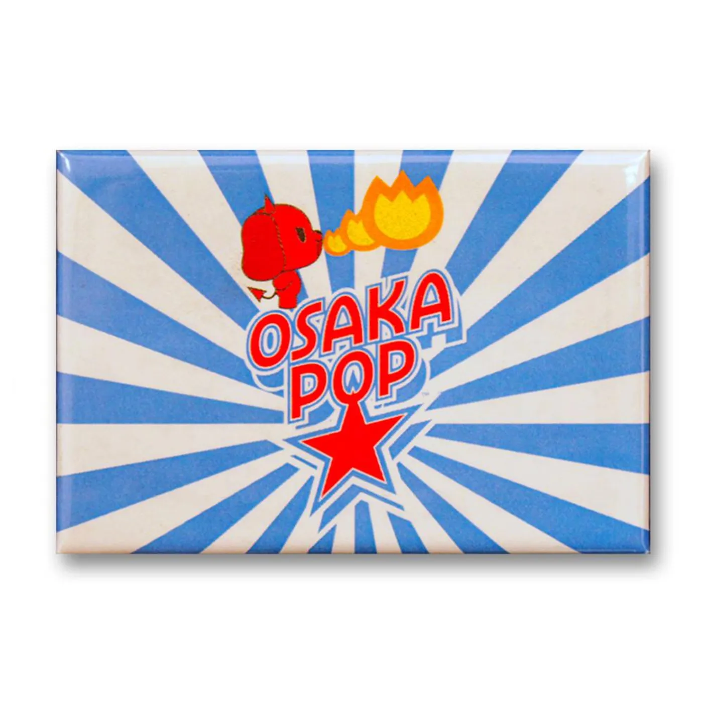 Osaka Popstar Devil Dog Stripes Magnet
