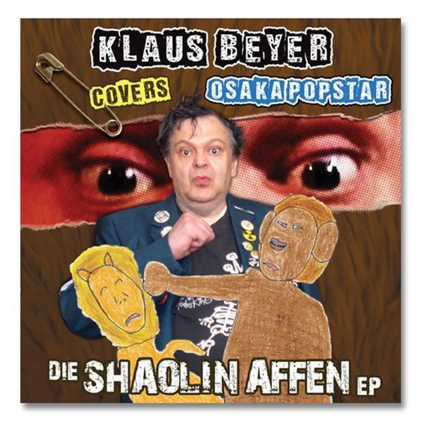 Klaus Beyer Covers Osaka Popstar: Die Shaolin Affen EP Vinyl 7-inch (3 Color Options)