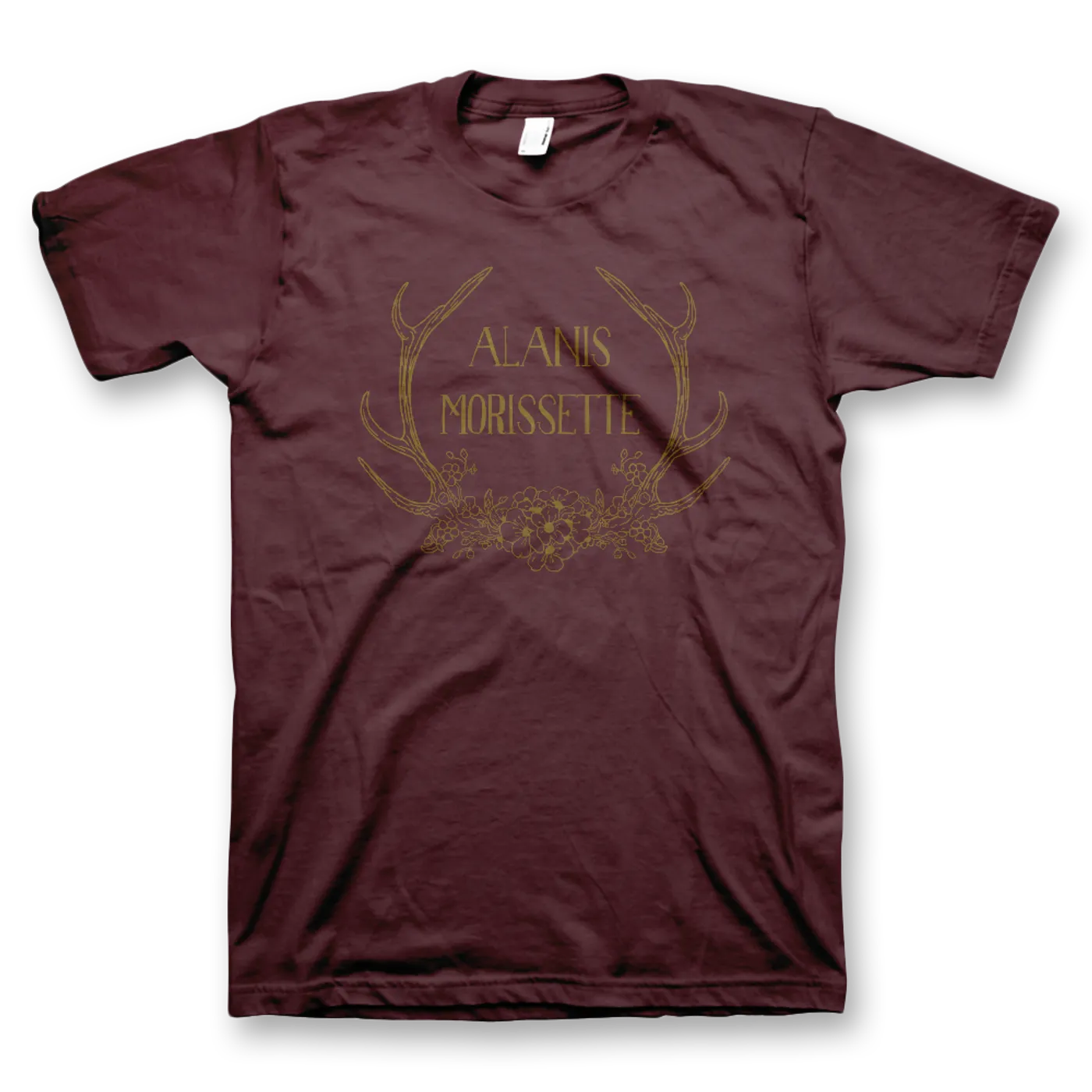 Alanis Morissette Antlers T-Shirt - Men's (Maroon)