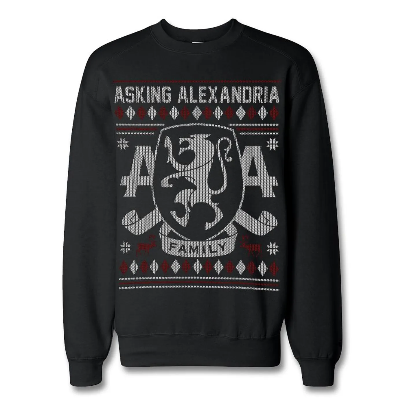 Asking Alexandria Holiday Family Crest Crewneck