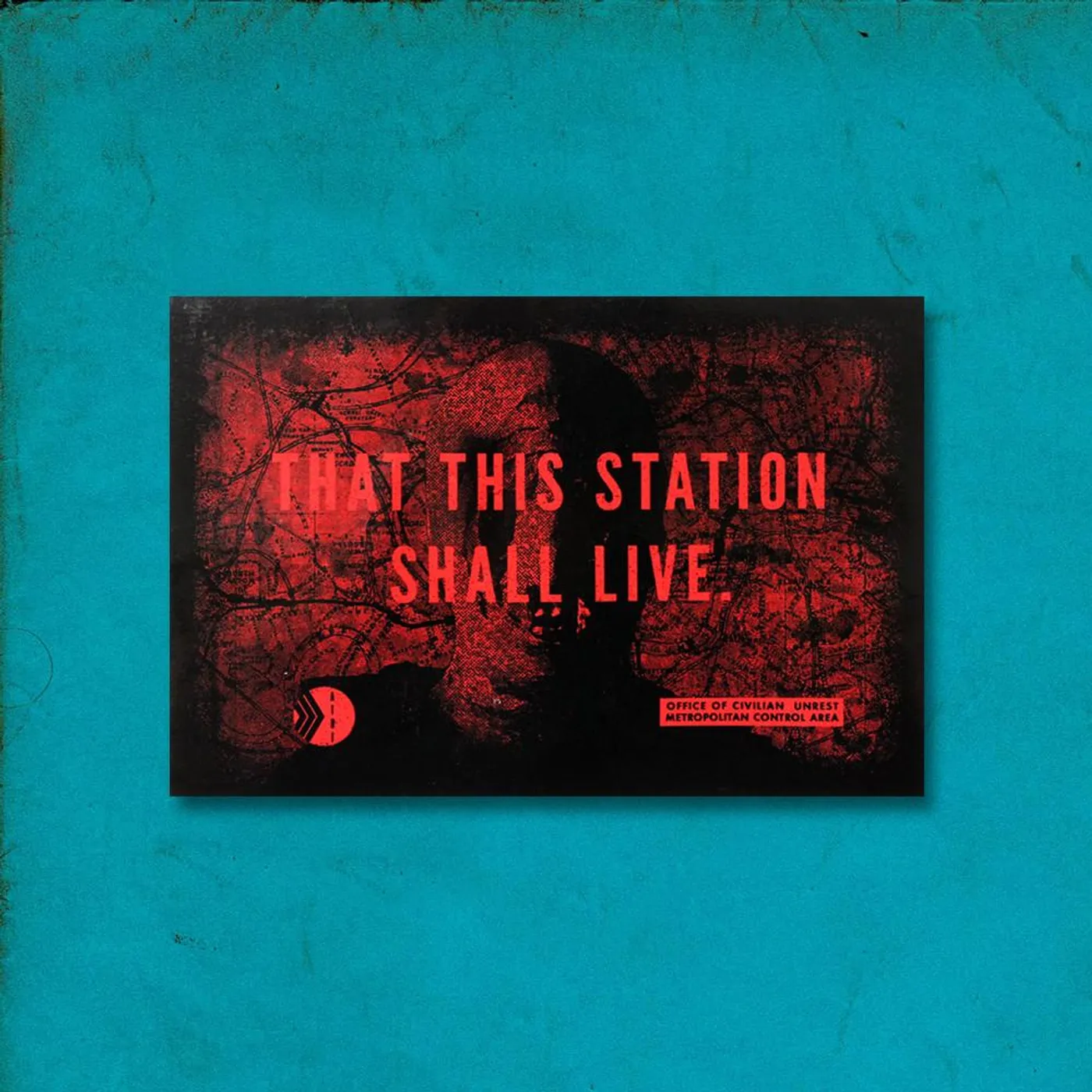 At the Drive-In Station Sticker