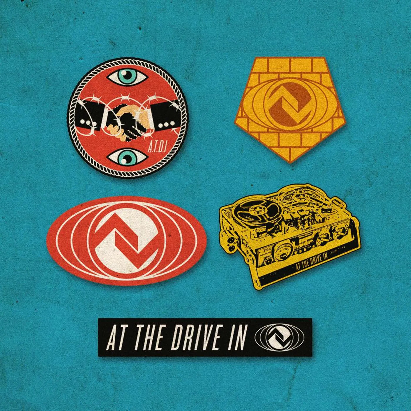 At the Drive-In Logo Vinyl Sticker Pack