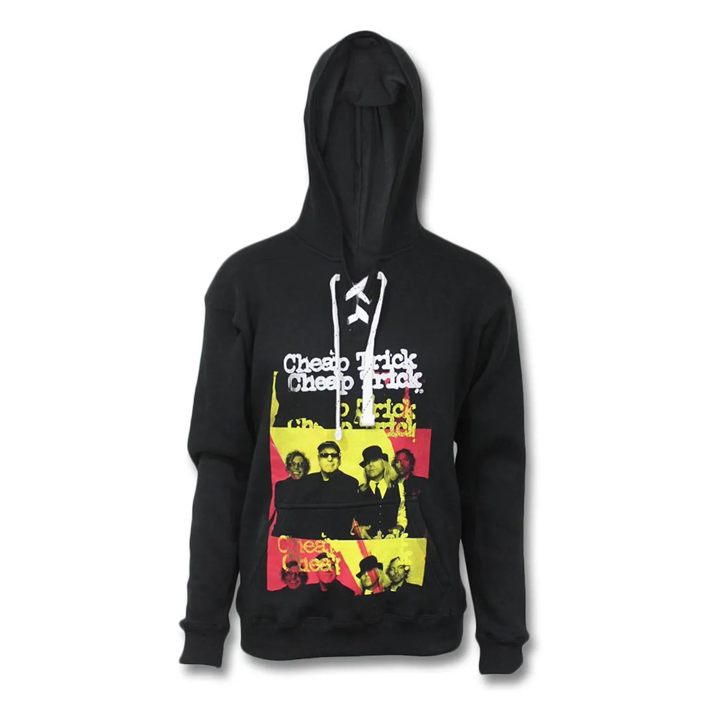 Cheap Trick Red & Yellow Laced Hoodie