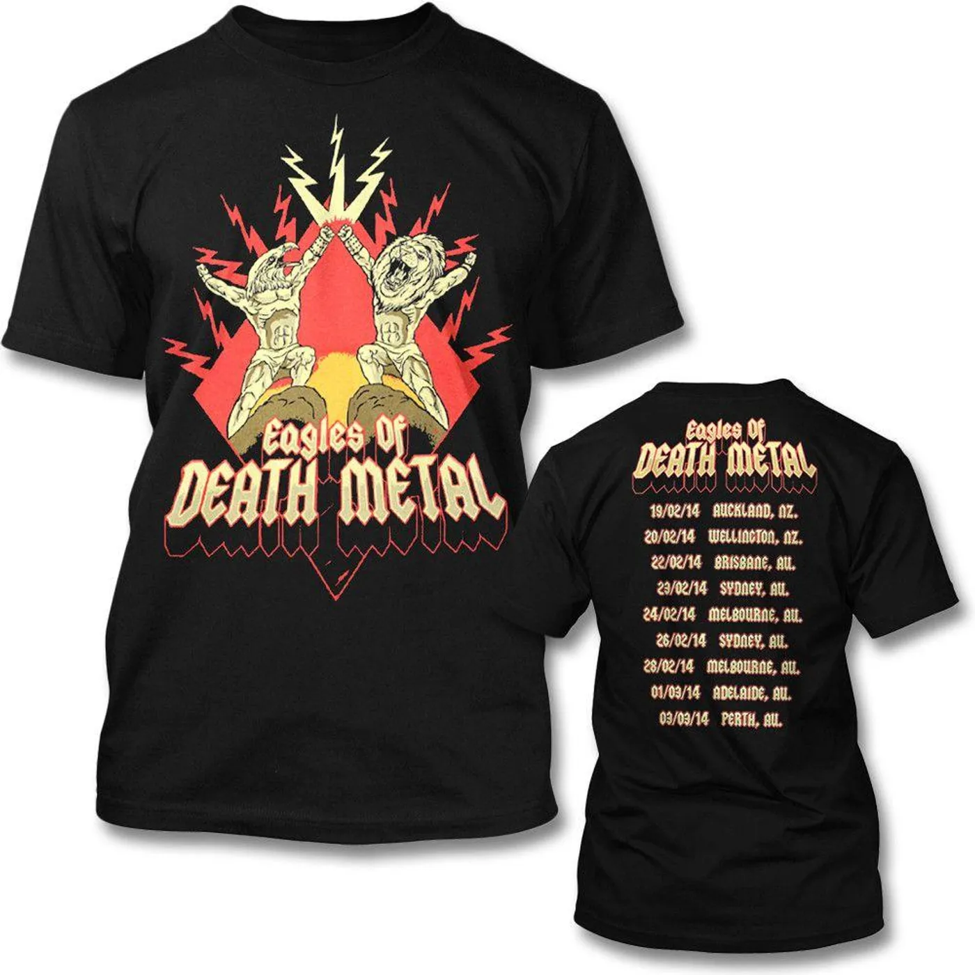 Eagles Of Death Metal Power Eagle AU 2014 Tour T-Shirt