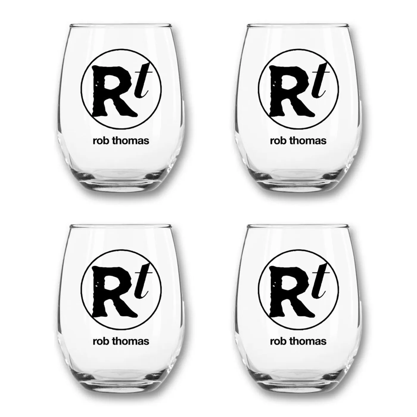 Rob Thomas Wine Glass Set