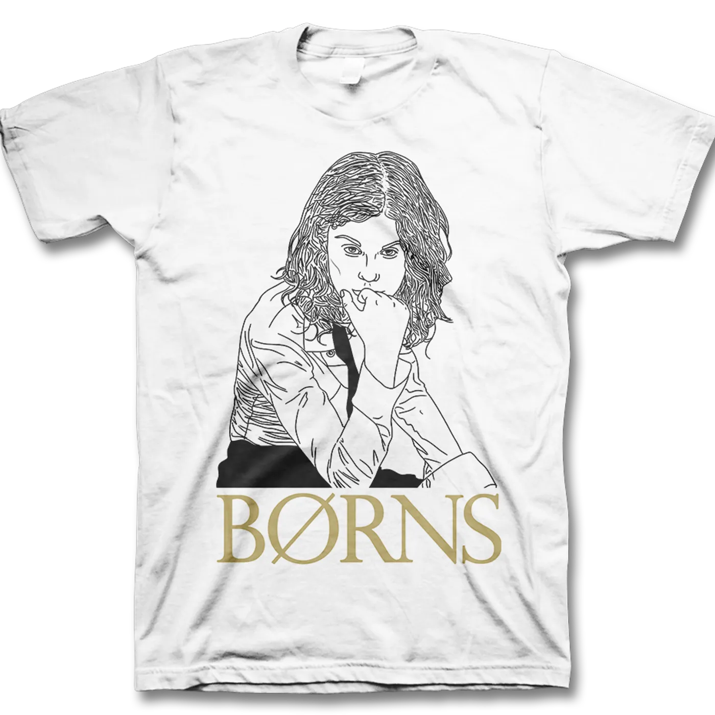 BØRNS Outline T-shirt