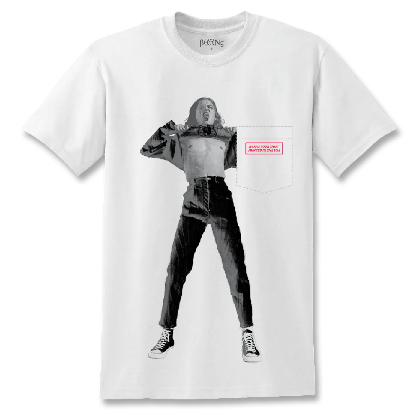 BØRNS Flash Unisex Pocket Tee