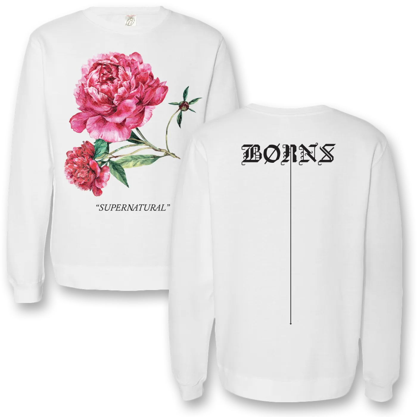 BØRNS Supernatural Rose Crewneck Sweatshirt