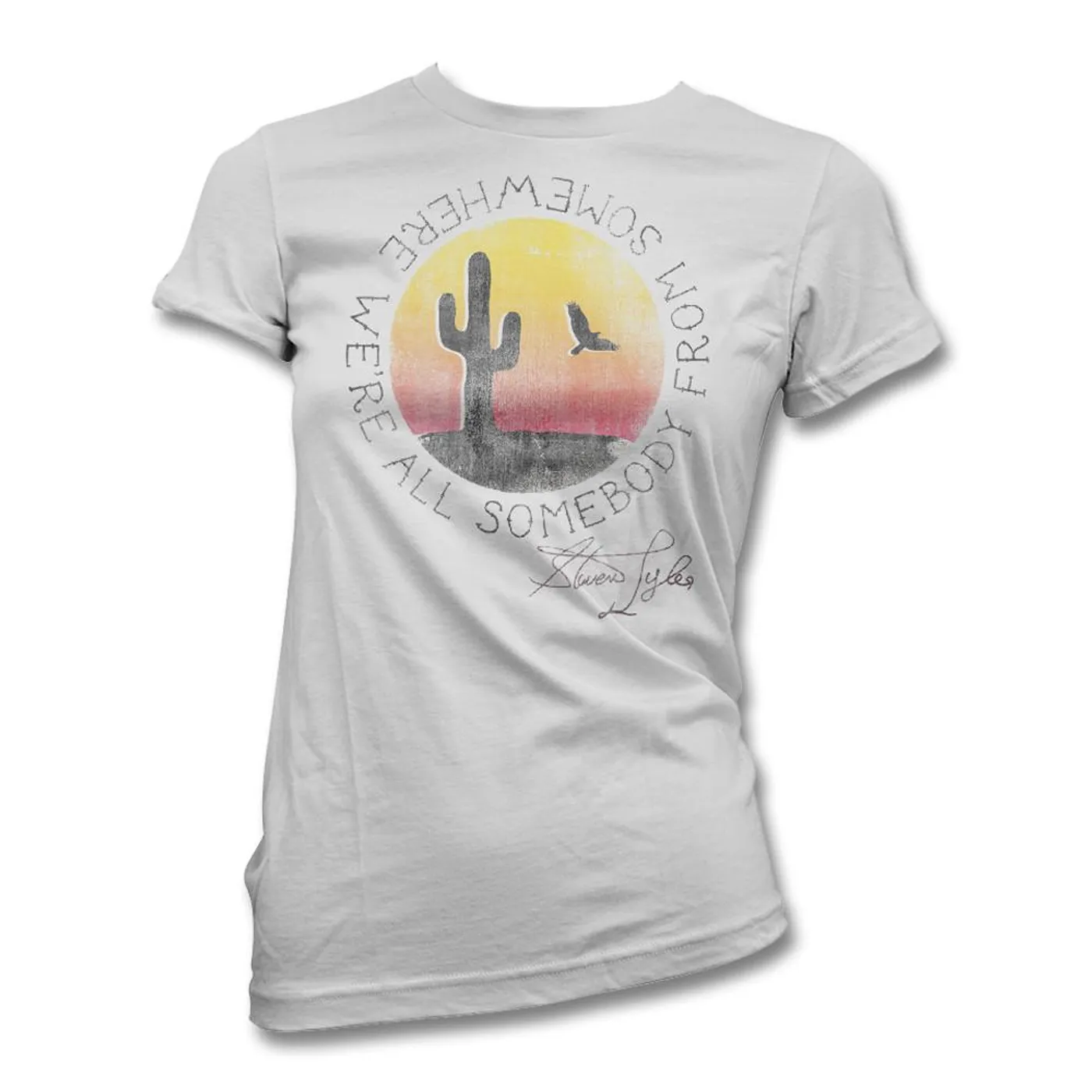 Steven Tyler Cactus Lyrics T-shirt - Women's