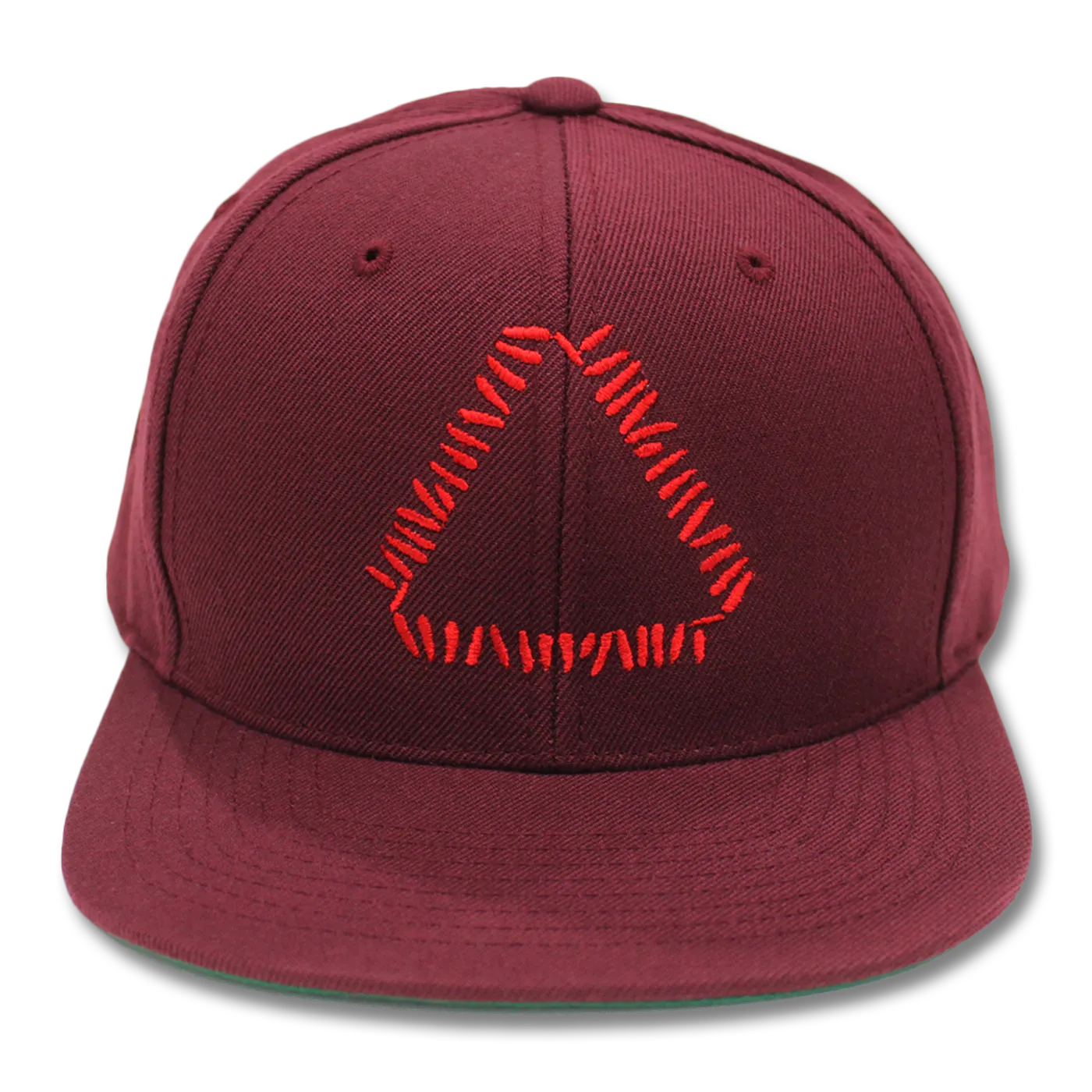 Warpaint Embroidered Triangle Logo Snapback (Maroon)
