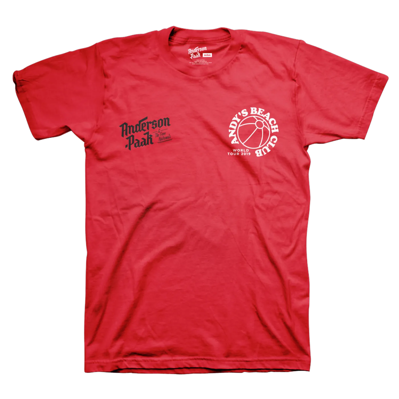 Anderson .Paak ABC World Tour Tee - Red