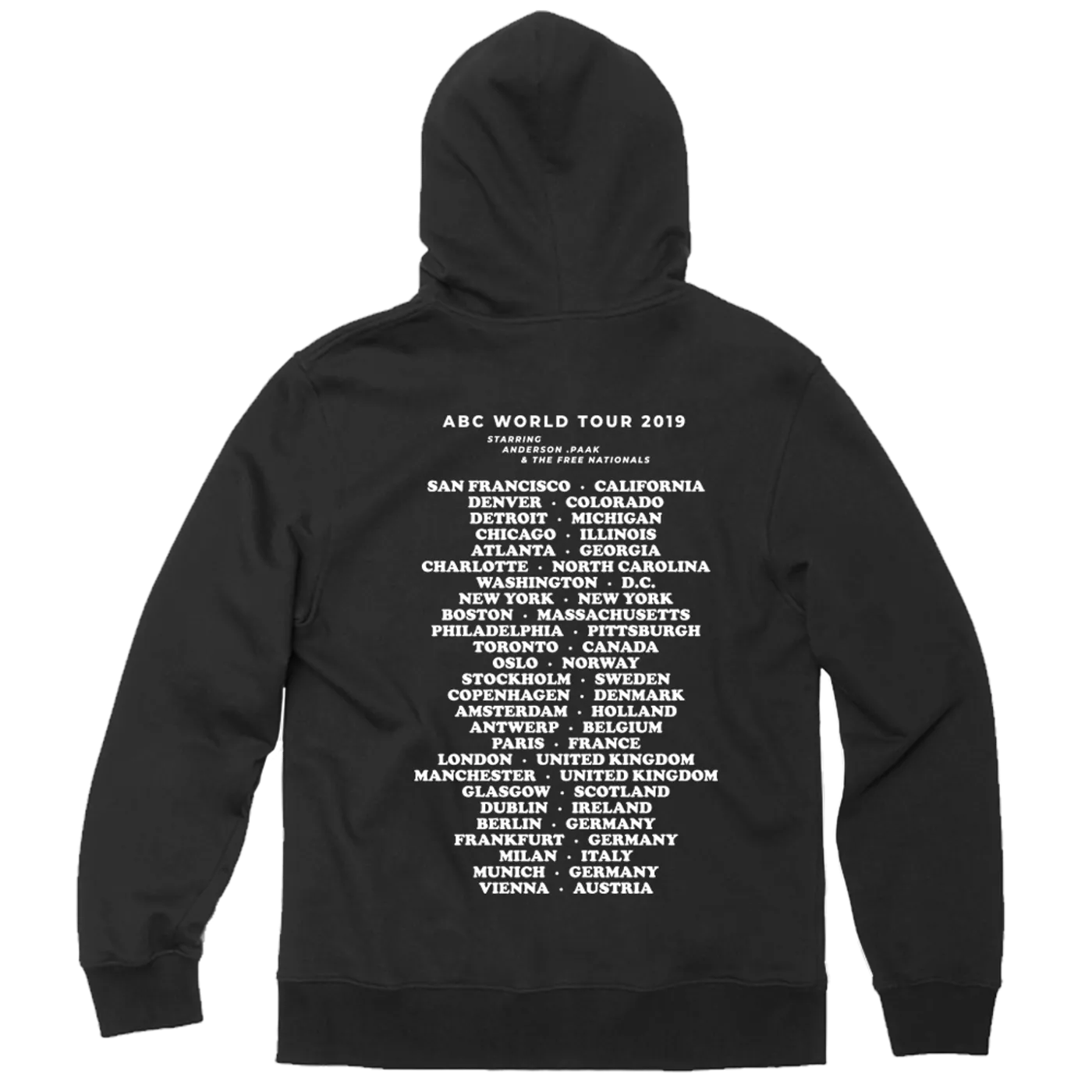Anderson .Paak ABC World Tour Hoodie