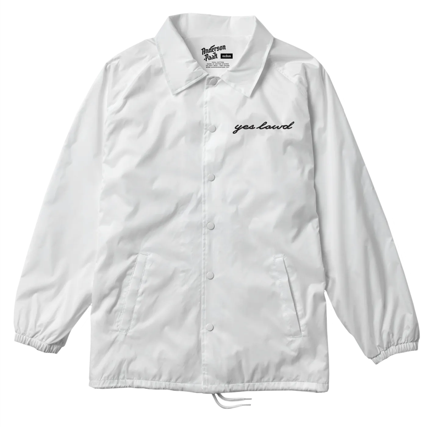 Anderson .Paak Yes Lawd Coach's Jacket