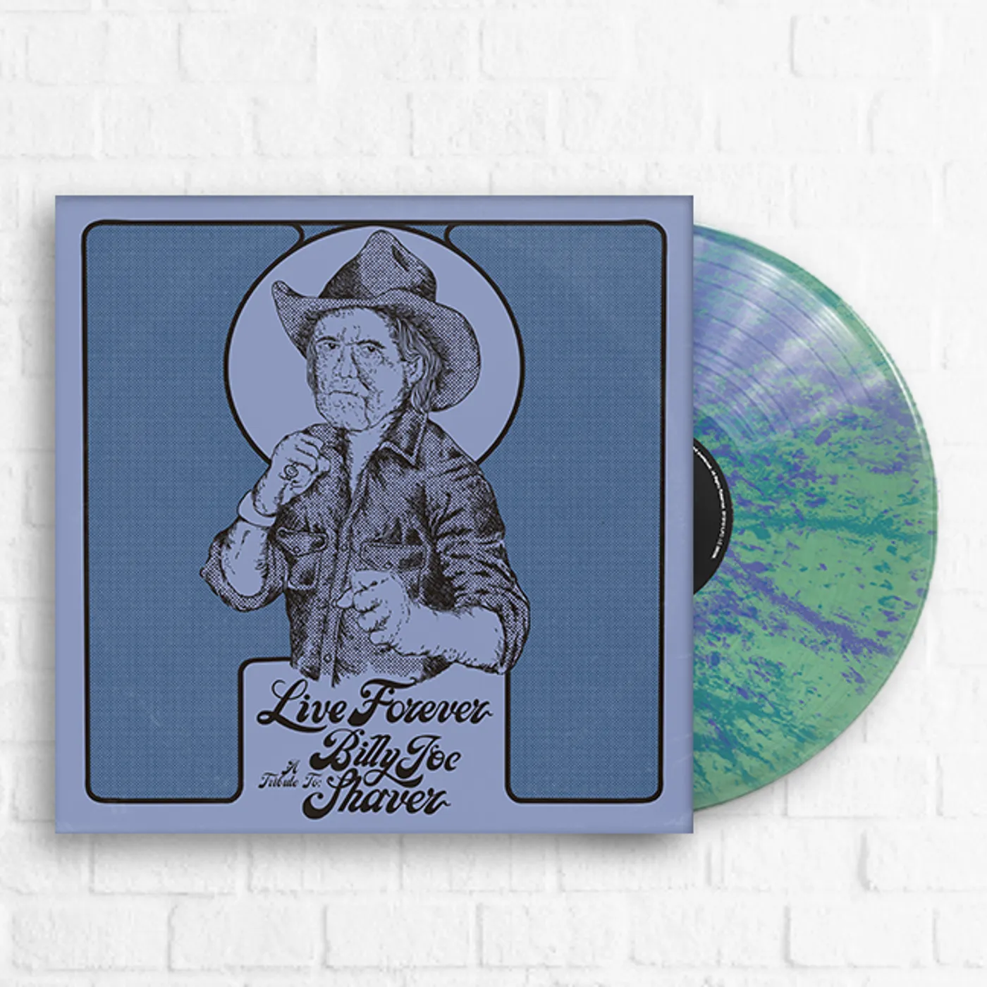 Various Artists Live Forever: A Tribute To Billy Joe Shaver [Exclusive Turquoise and Purple Marble]