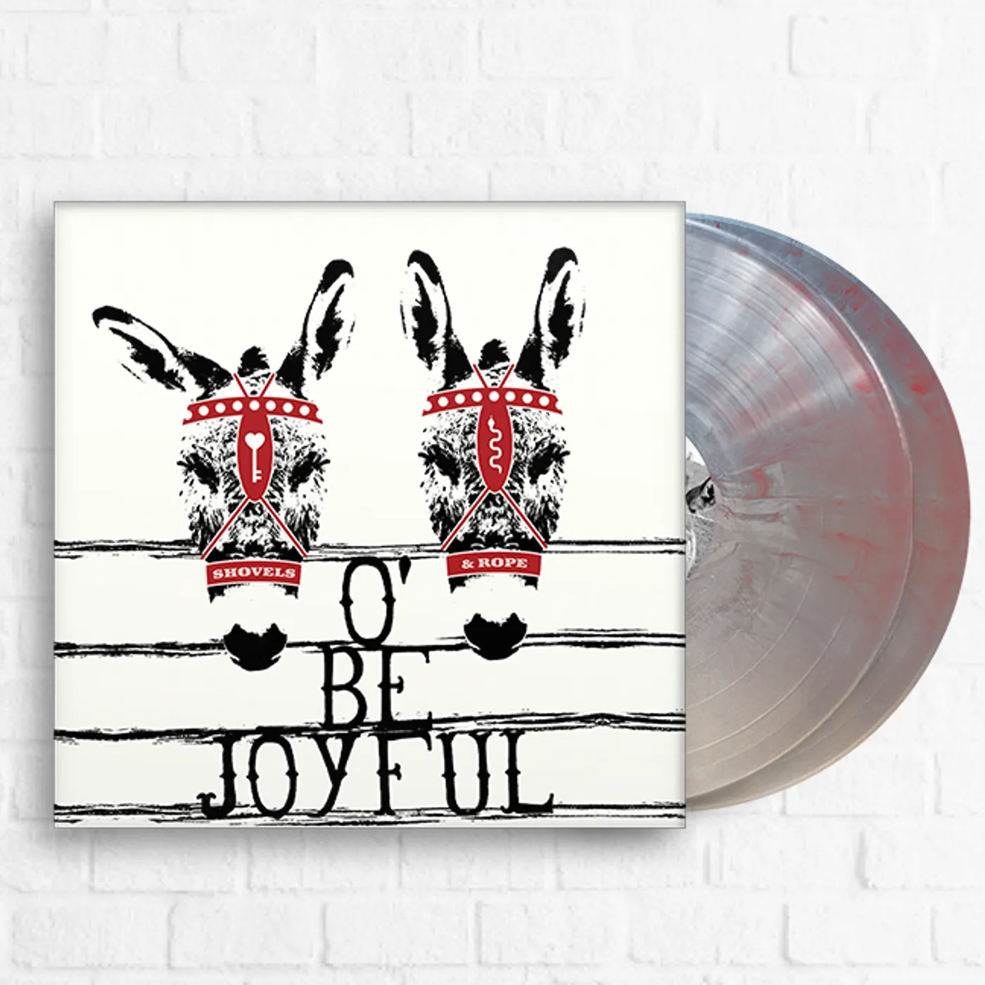 Shovels & Rope O Be Joyful 10 Year Anniversary [2xLP] [Exclusive Red & Silver Swirl]