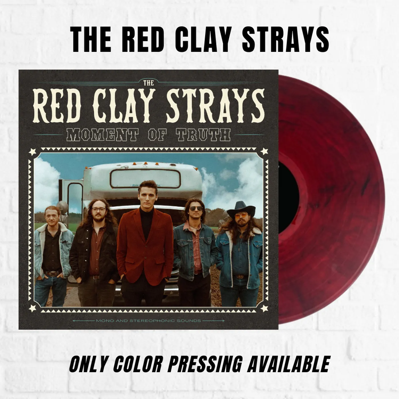 The Red Clay Strays Moment of Truth [Exclusive Red Swirl]