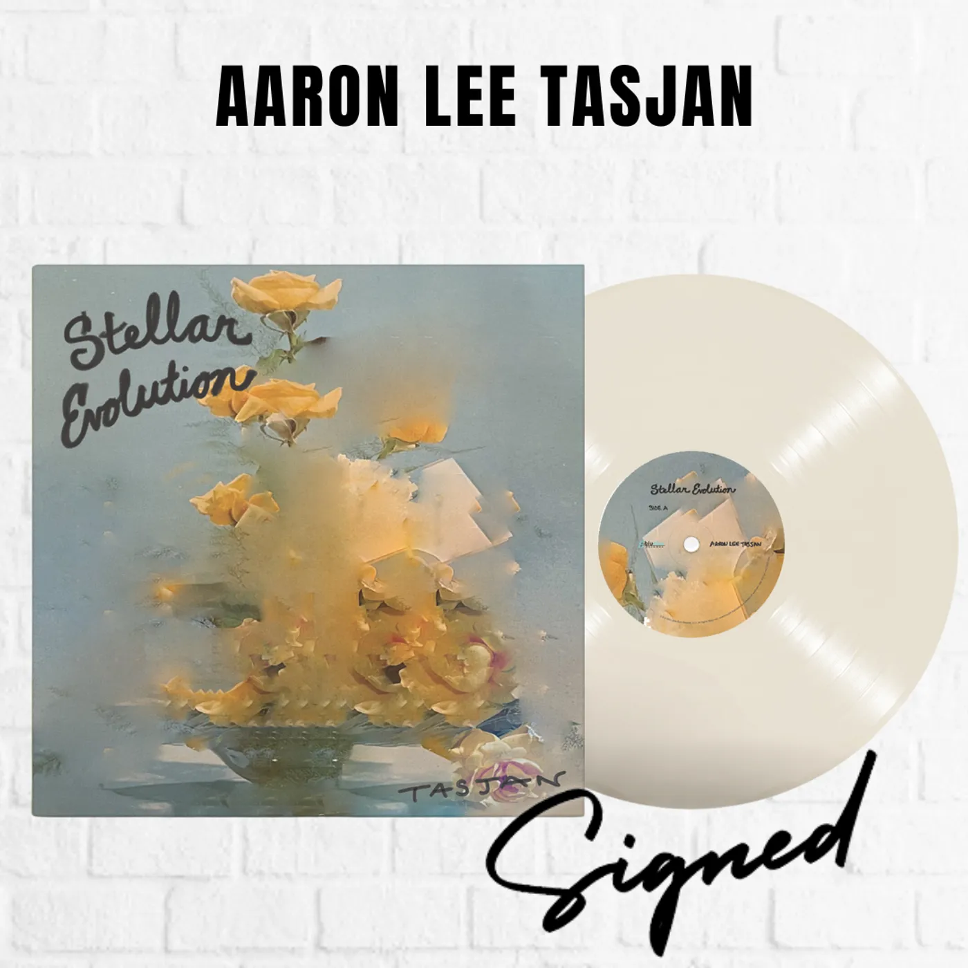 Aaron Lee Tasjan Stellar Evolution [SIGNED] [Exclusive White]