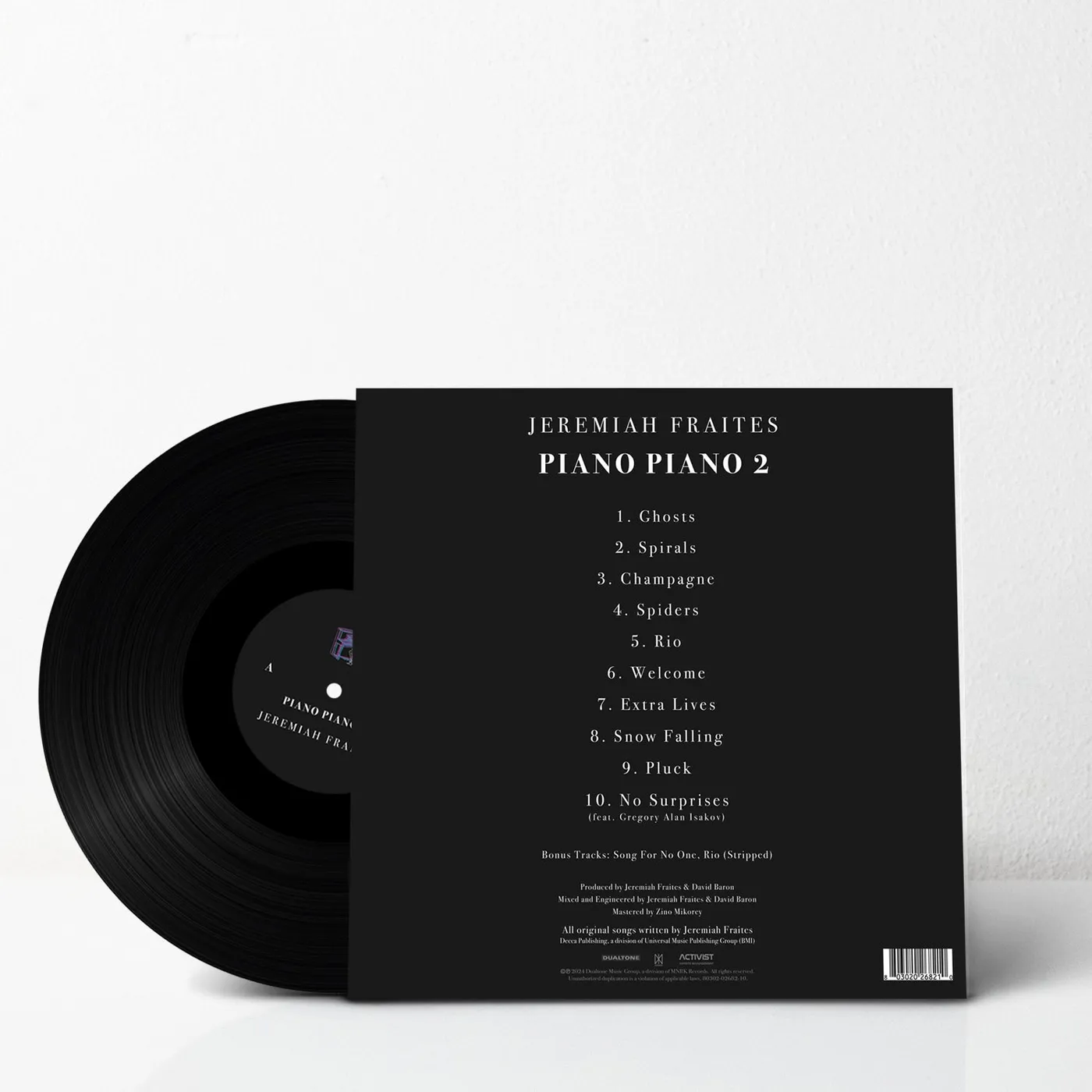 Jeremiah Fraites Piano Piano 2 (Vinyl)