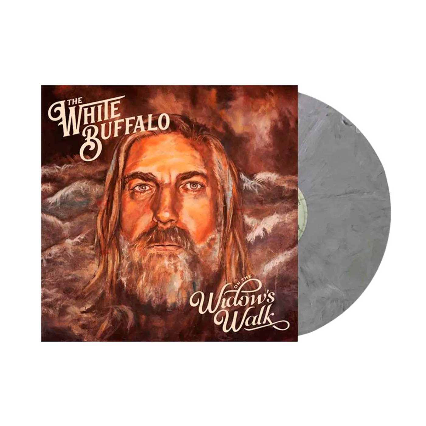 The White Buffalo On The Widow's Walk - Grey Marble  LP (Vinyl)