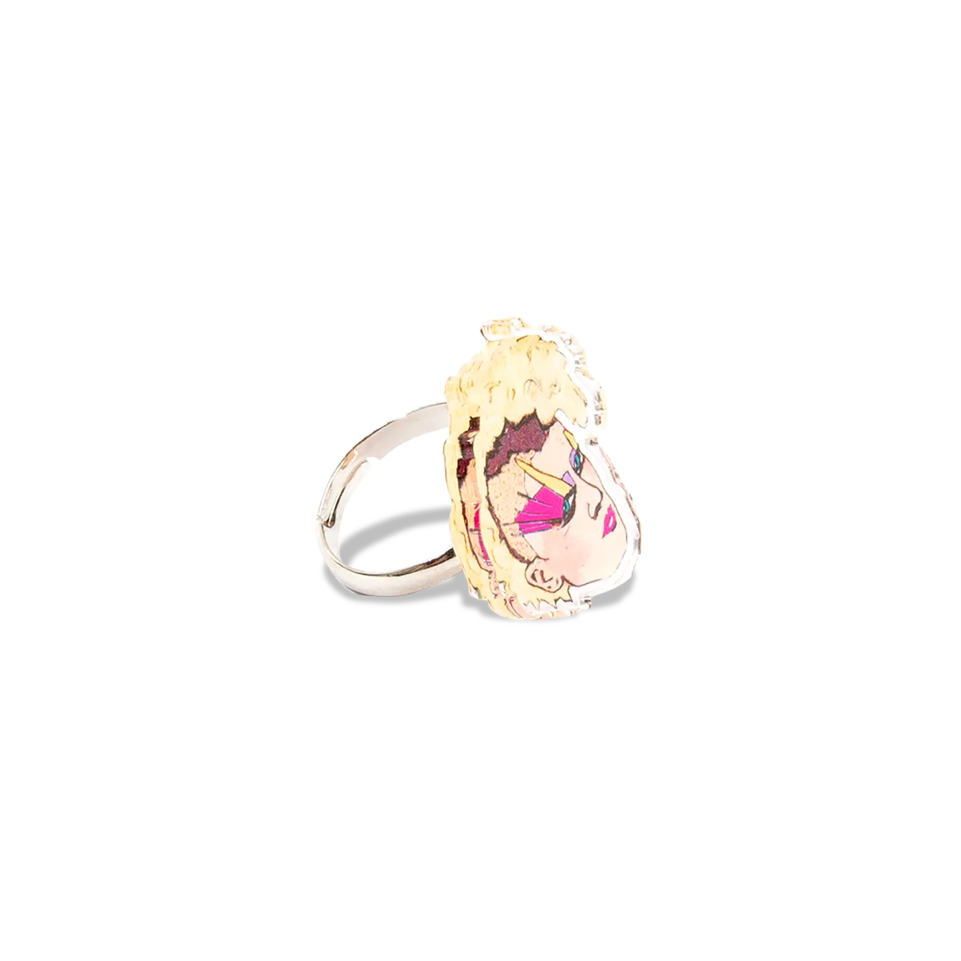 Peaches Acrylic Ring By Leroy's Place