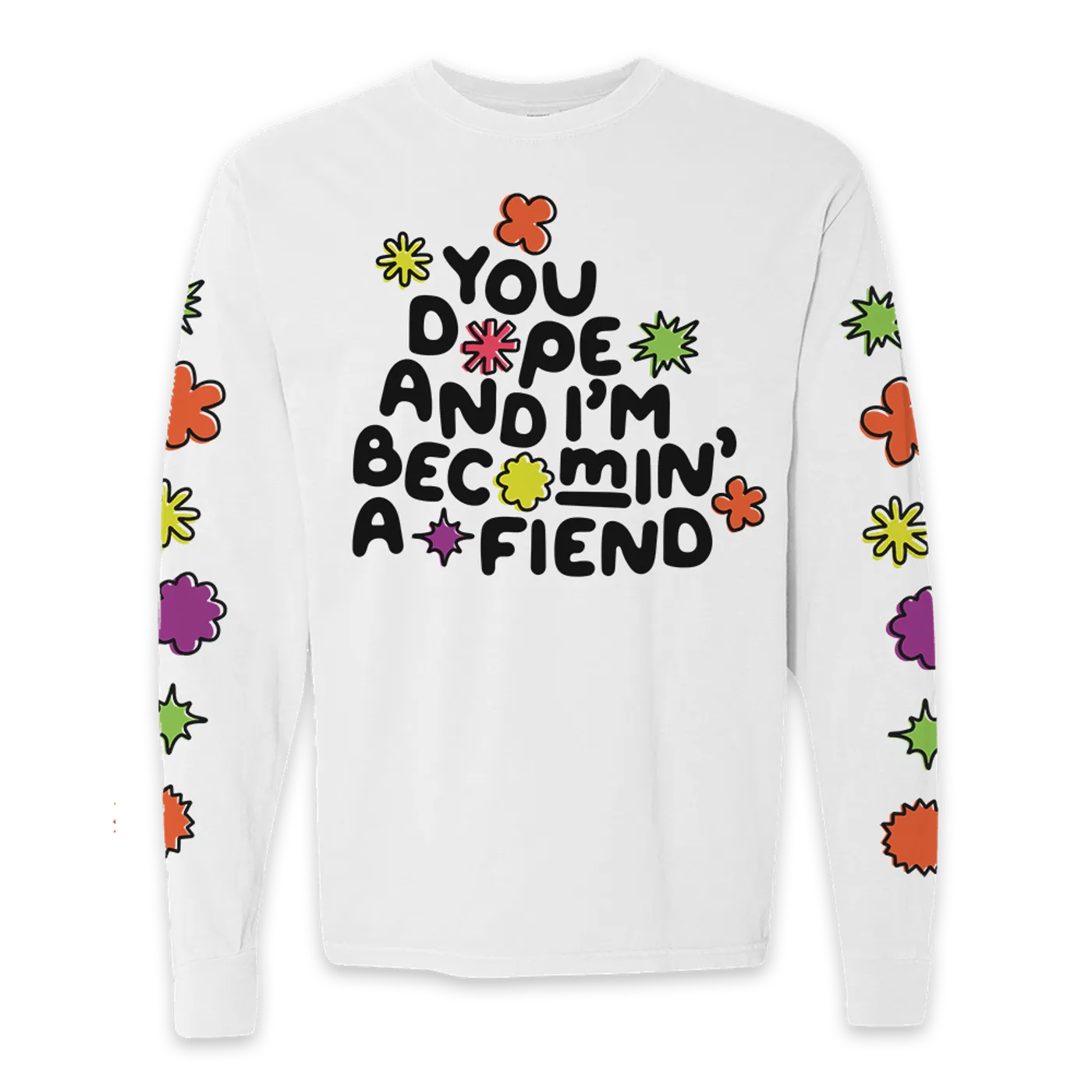 Common TRIPPIN WHITE L/S TEE