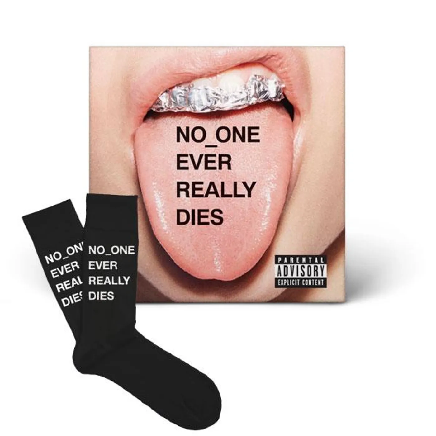 N.E.R.D NO_ONE EVER REALLY DIES + SOCKS BUNDLE
