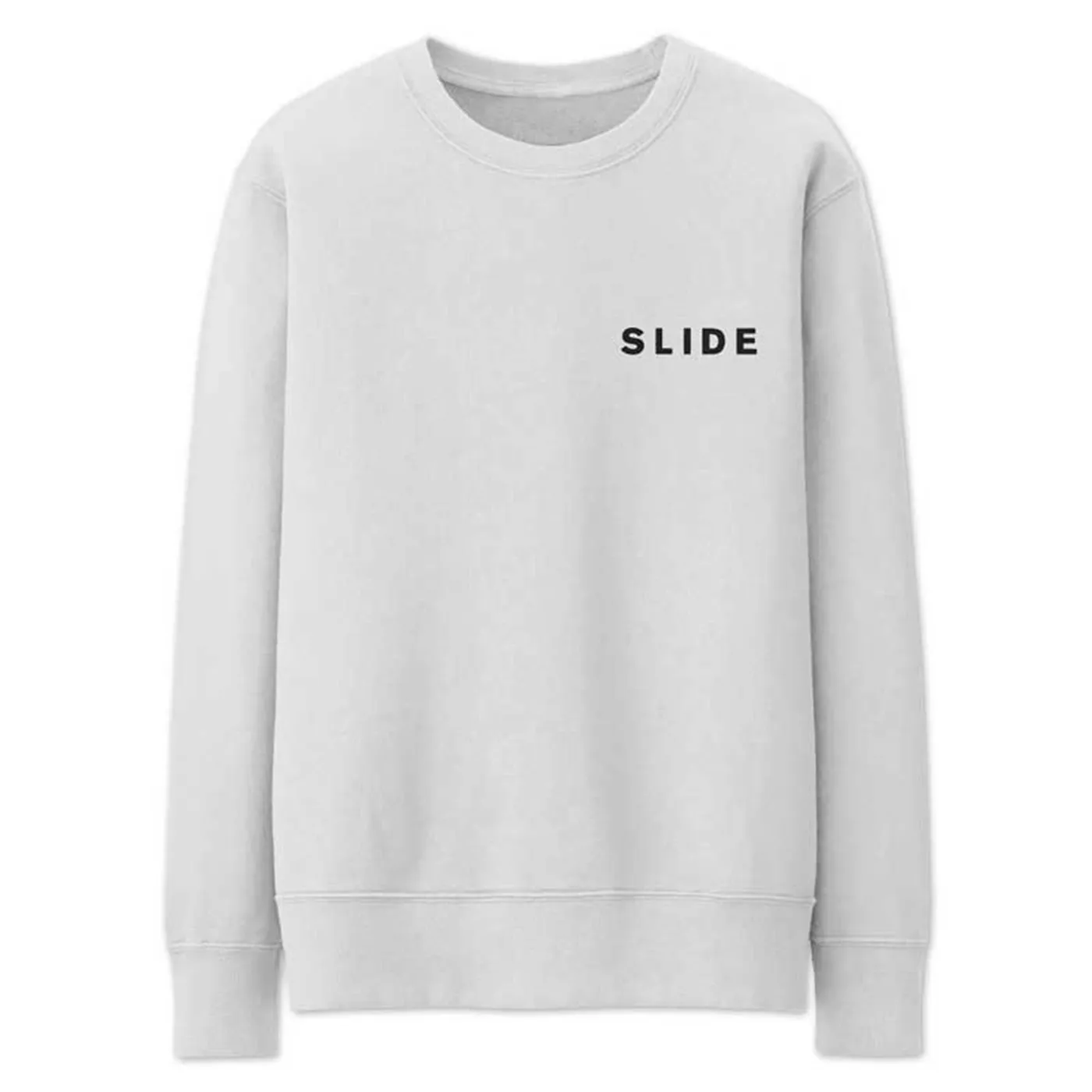 CALVIN HARRIS 'SLIDE' WHITE CREWNECK
