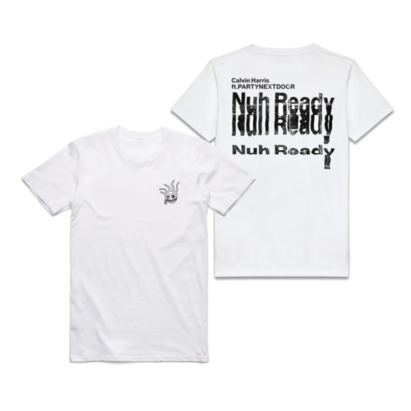 Calvin Harris NUH READY NUH READY WHITE T-SHIRT