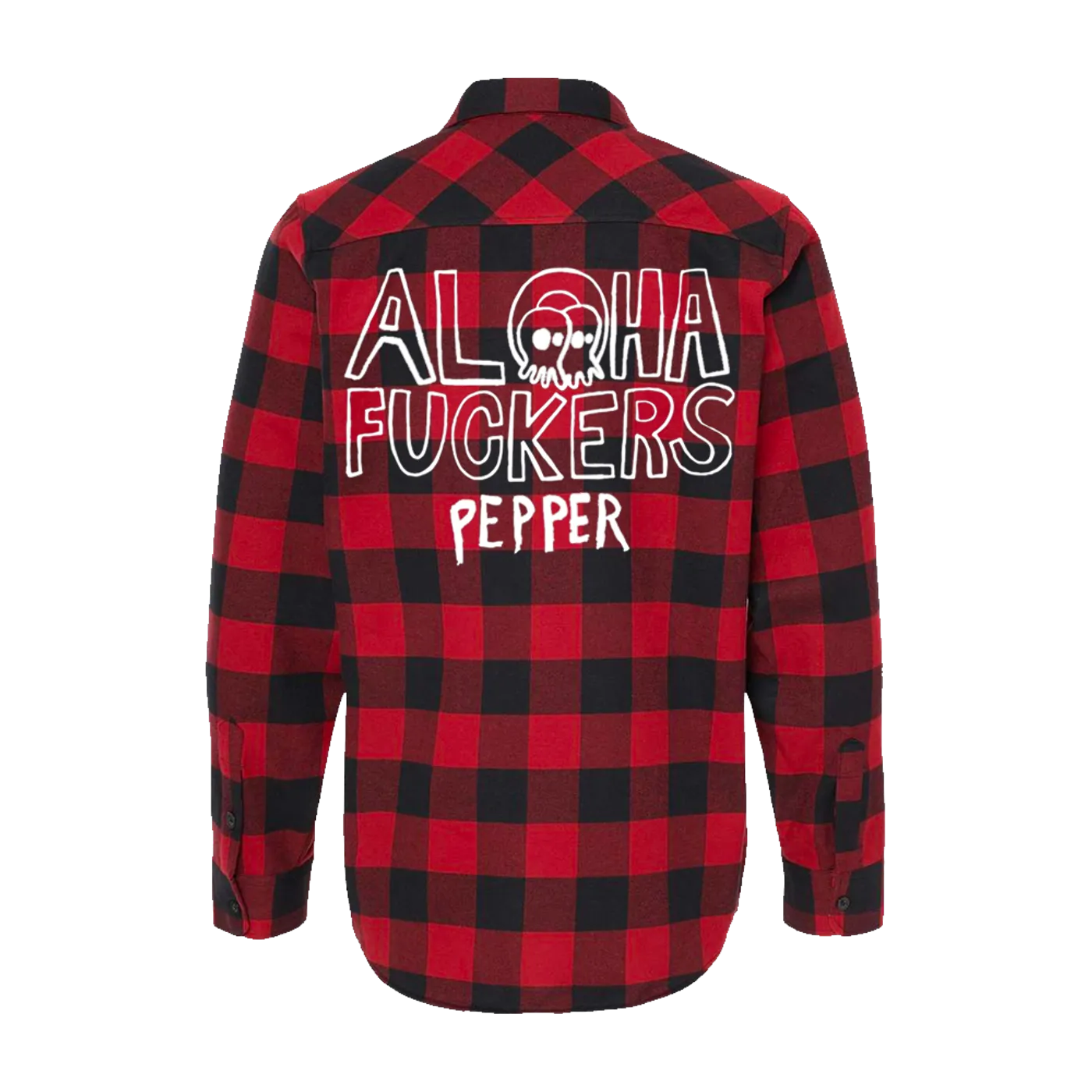 Pepper Aloha Fuckers Red Flannel