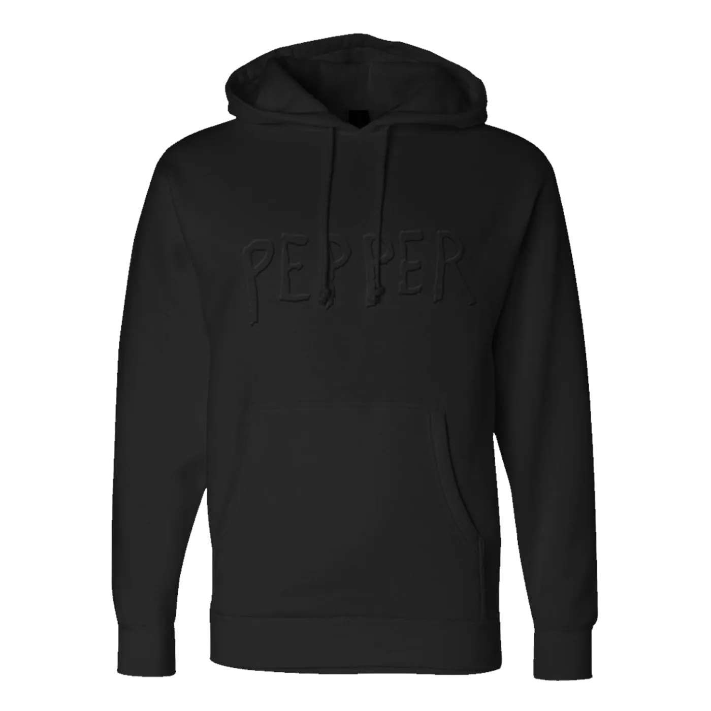 Pepper Embossed Logo Hoodie