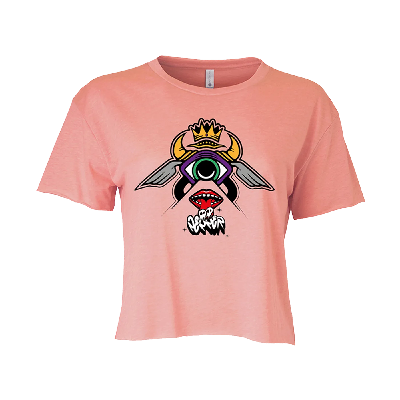Pepper All Seeing Eye Desert Pink Crop Top