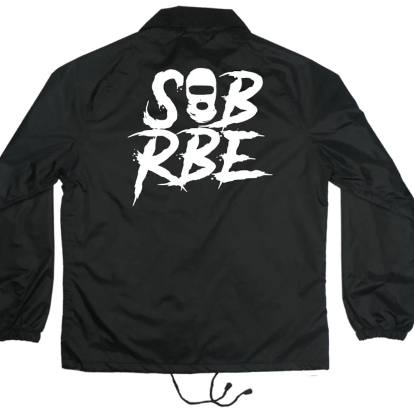 SOB X RBE LOGO COACHES JACKET - BLACK
