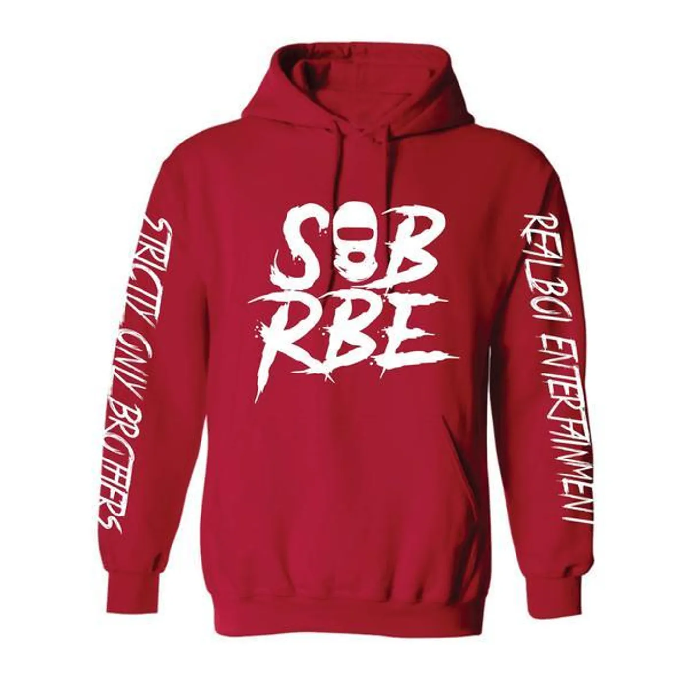 SOB X RBE LOGO HOODIE - RED