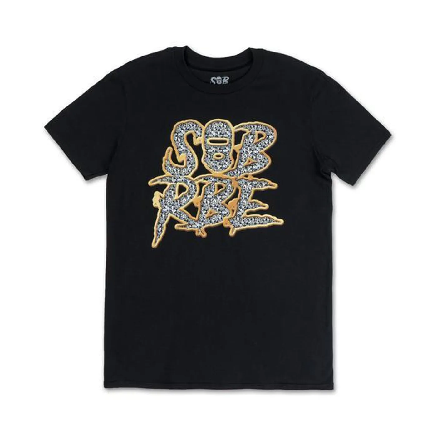 SOB X RBE ICED LOGO TEE - BLACK