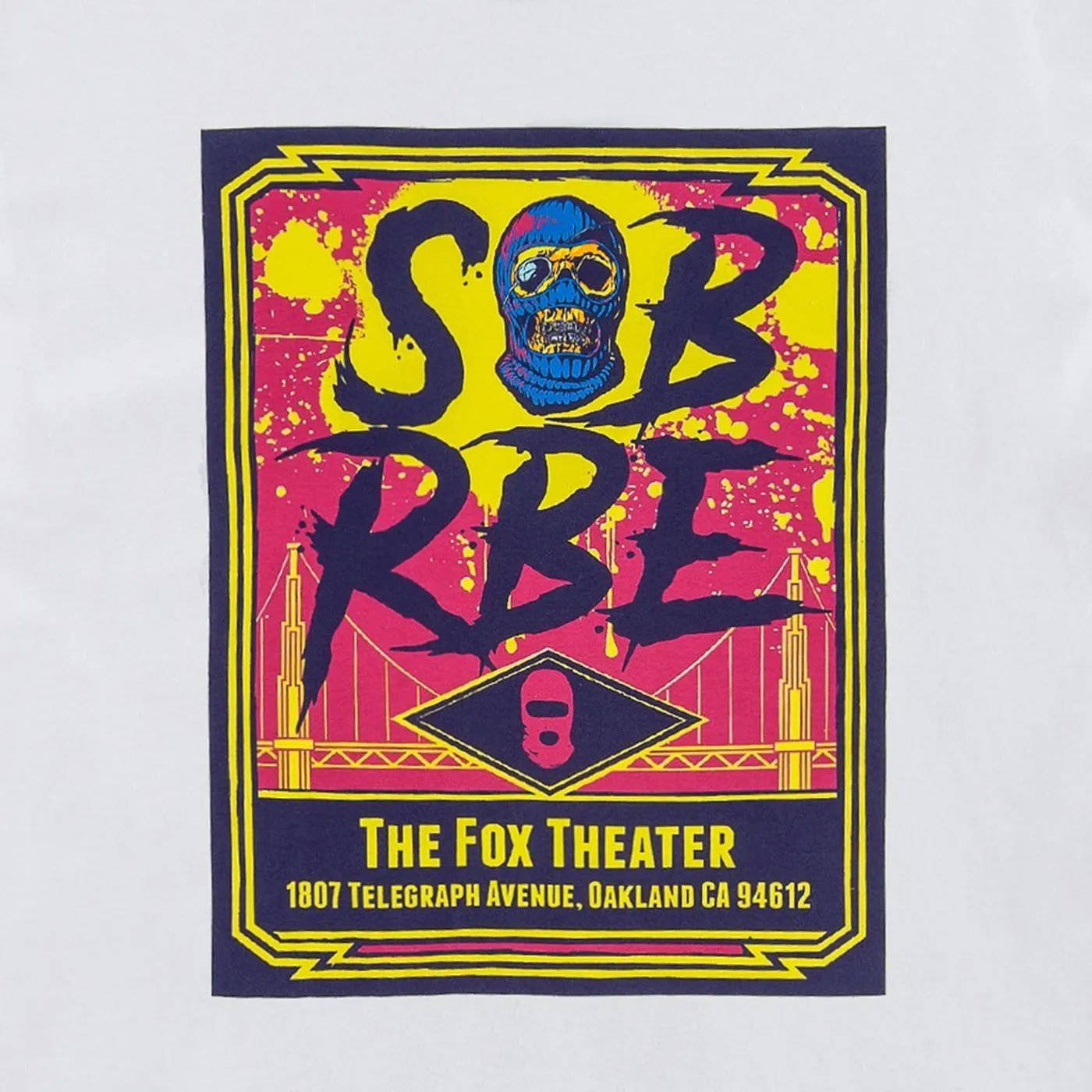 SOB X RBE OAKLAND FOX THEATER TEE - WHITE