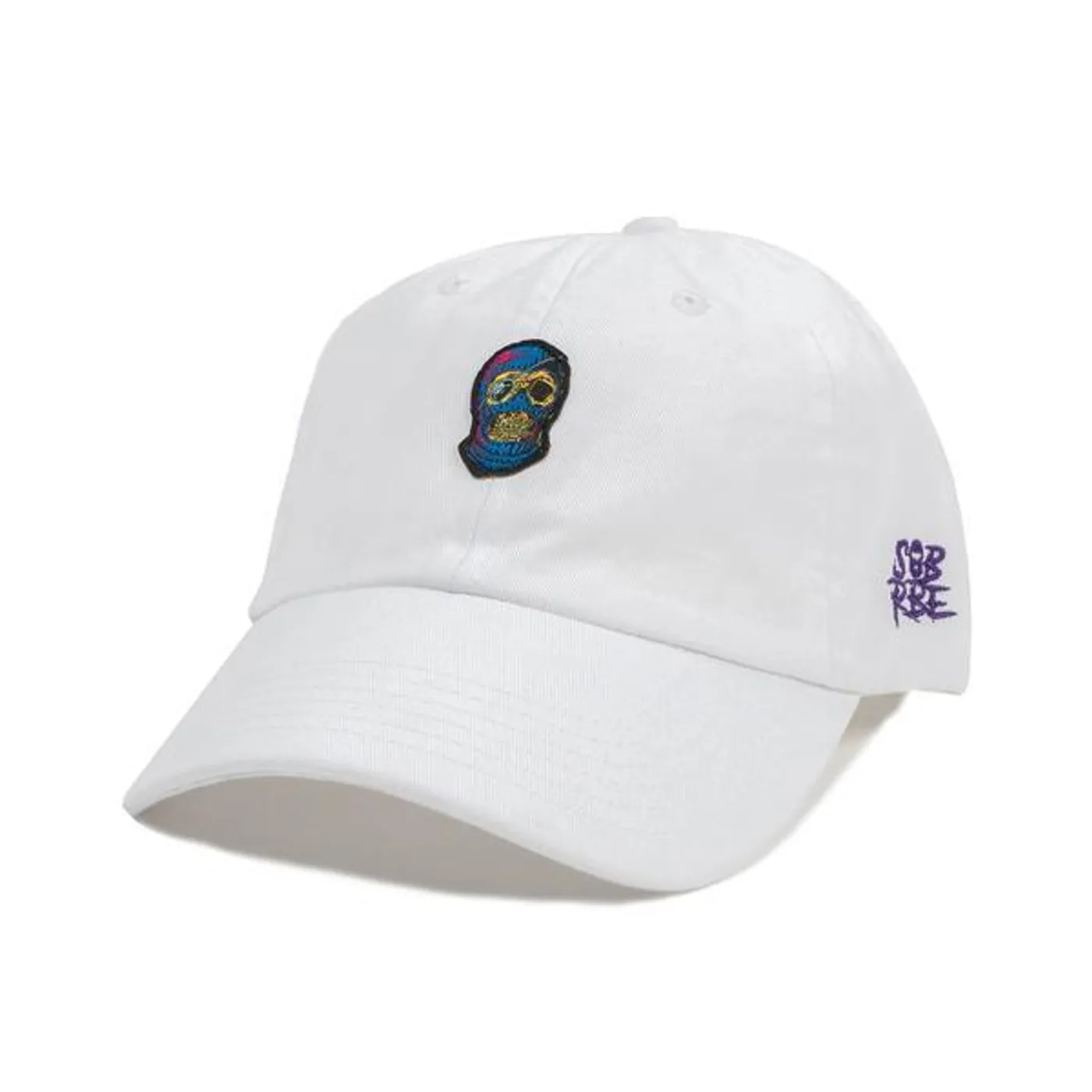 SOB X RBE LOGO DAD HAT - WHITE