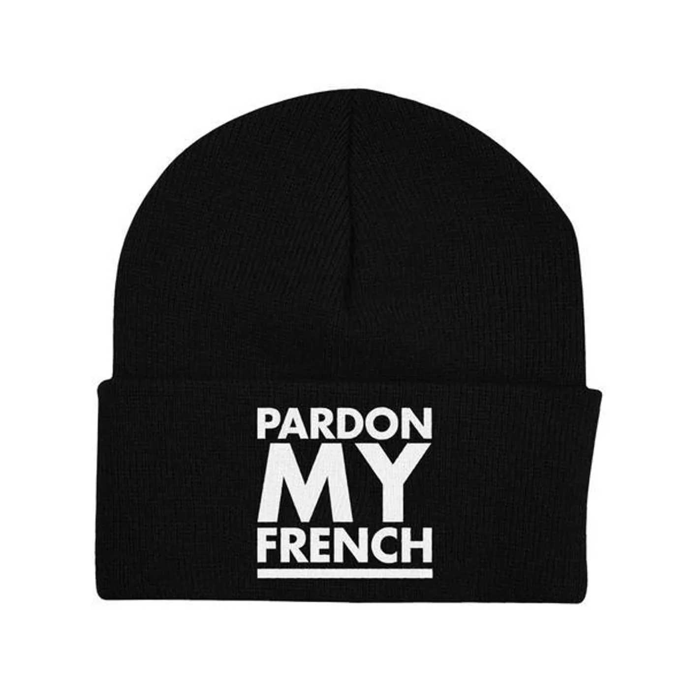 Pardon My French BEANIE BLACK