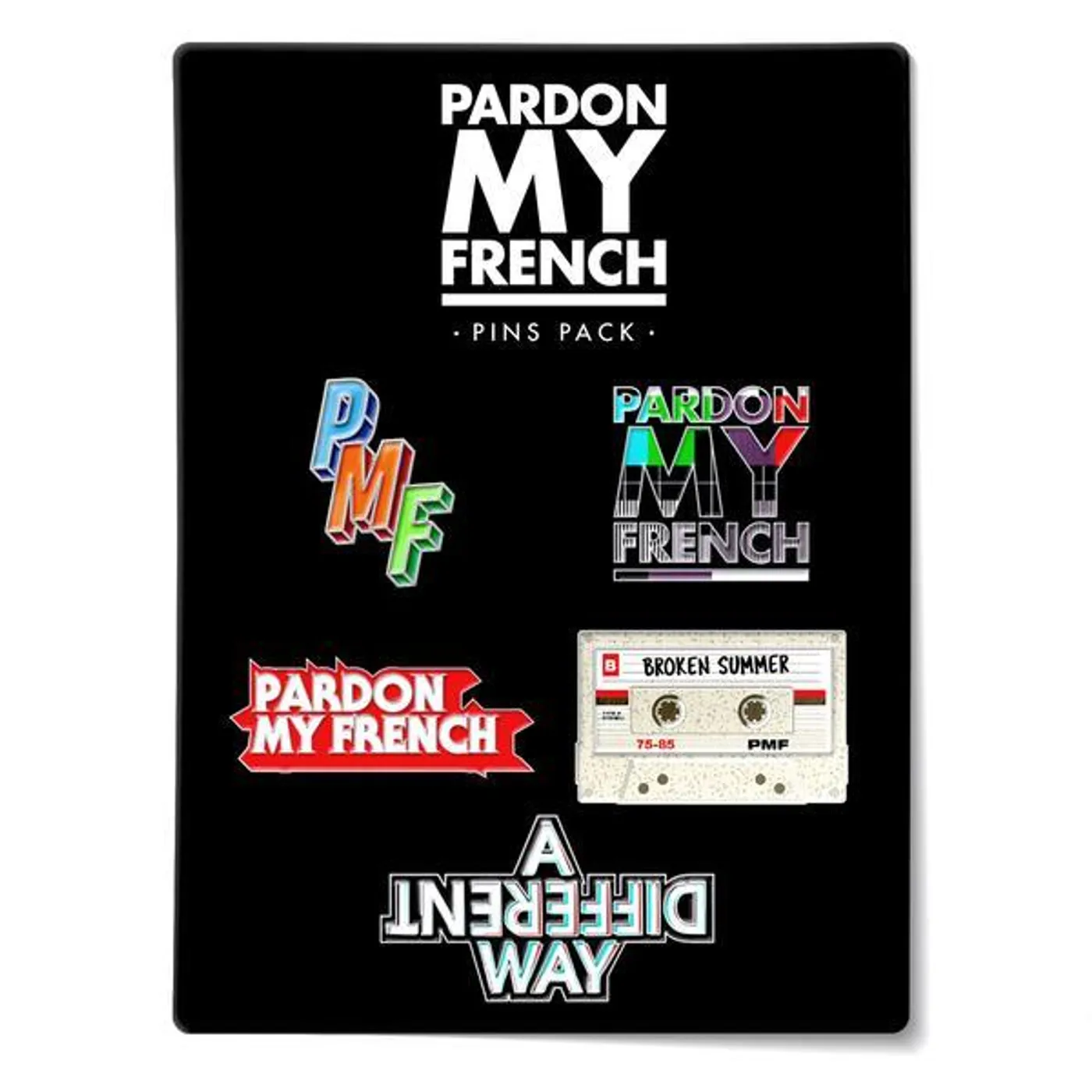 Pardon My French PMF PIN'S PACK (OPTION : PIN'S PACK 3)