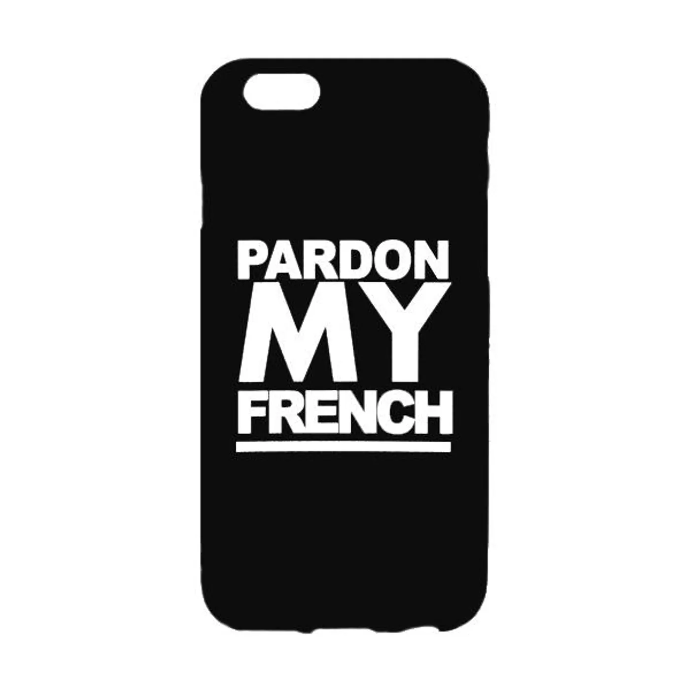Pardon My French PMF IPHONE CASE BLACK