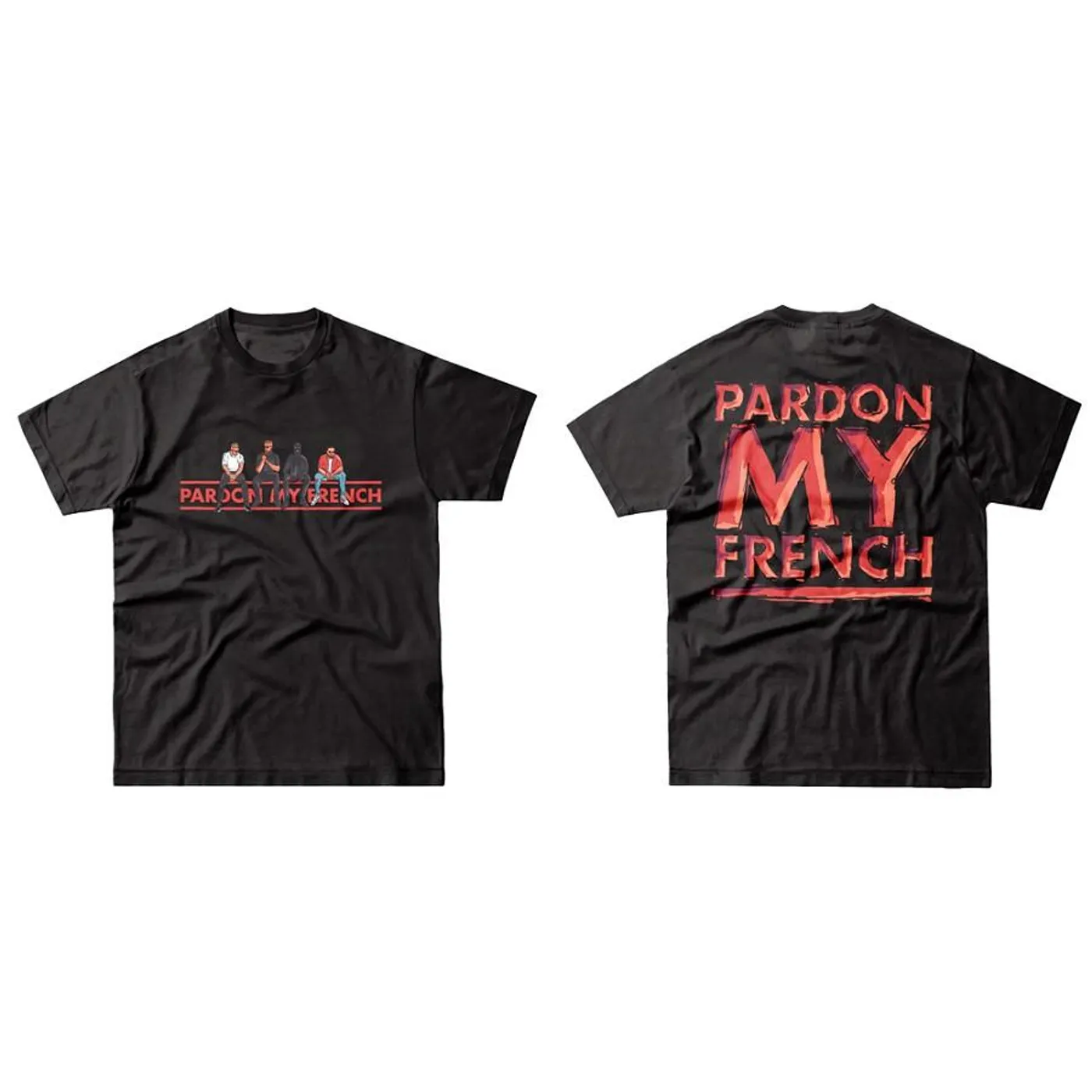 Pardon My French Black Tshirt Crew Edition