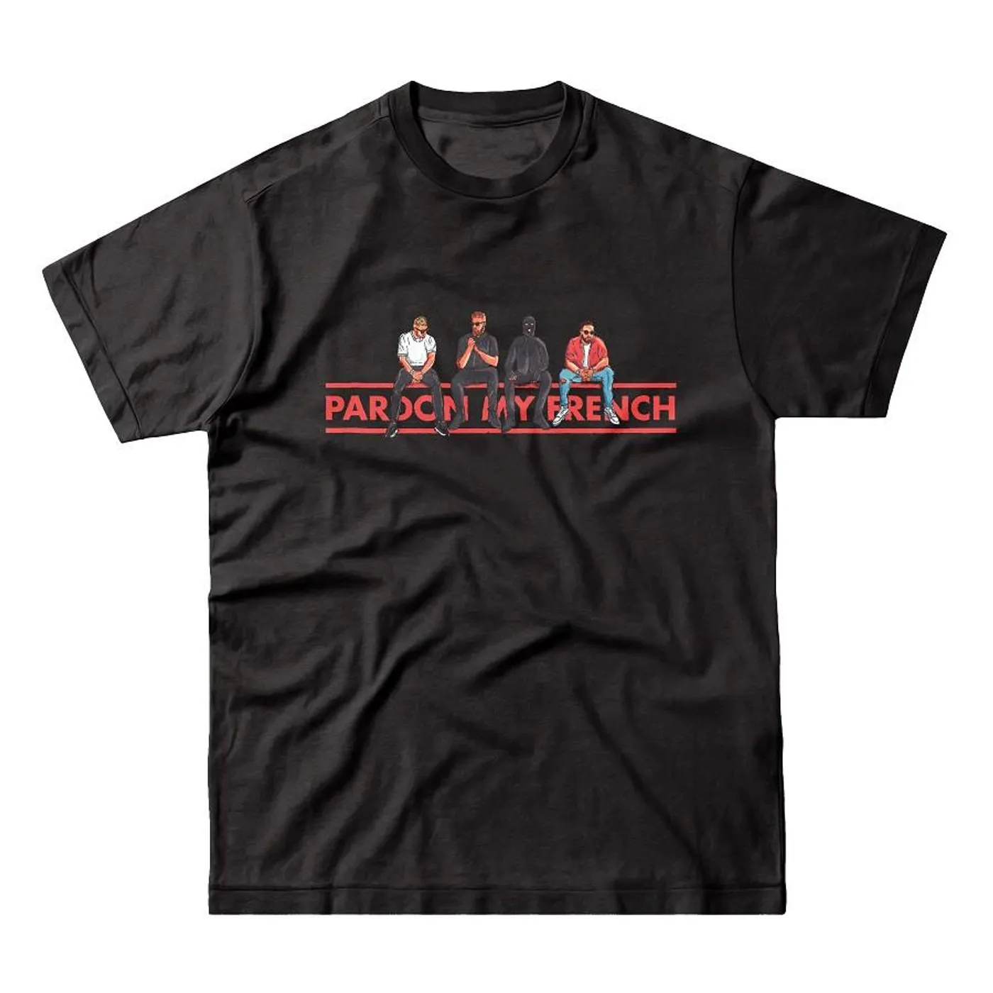 Pardon My French Black Tshirt Crew Edition